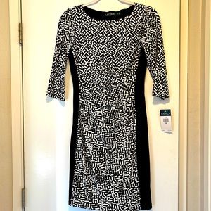 Ralph Lauren B/W work dress